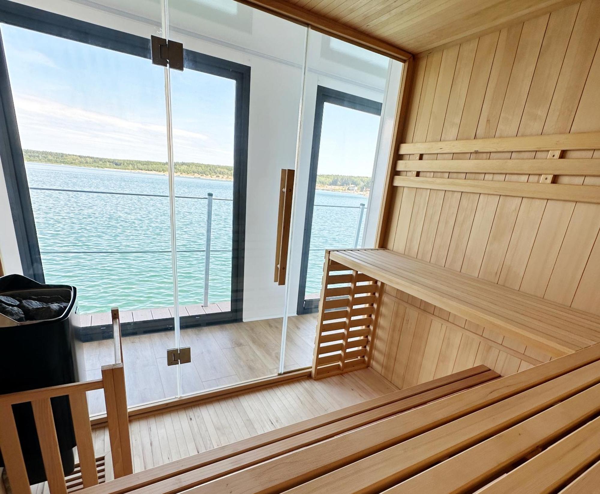 Schwimmendes Ferienhaus Sky Elsterheide Экстерьер фото